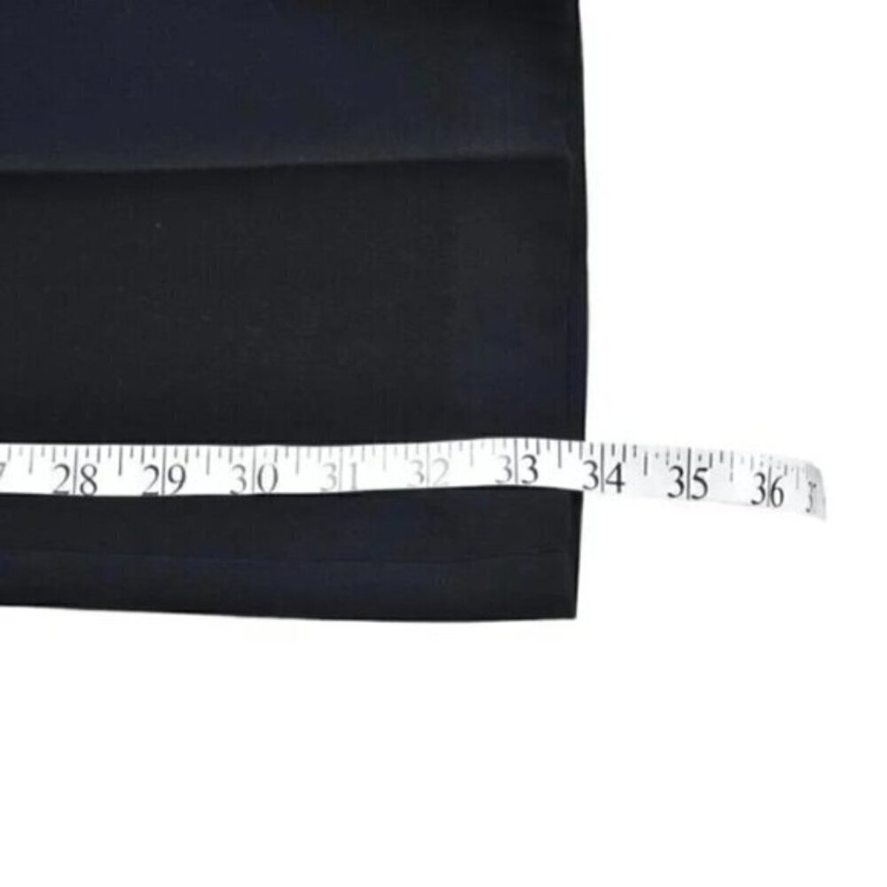 Sandra Angelozzi  Couture Wide Leg Black Pants Lined Size 6 - Picture 10 of 10
